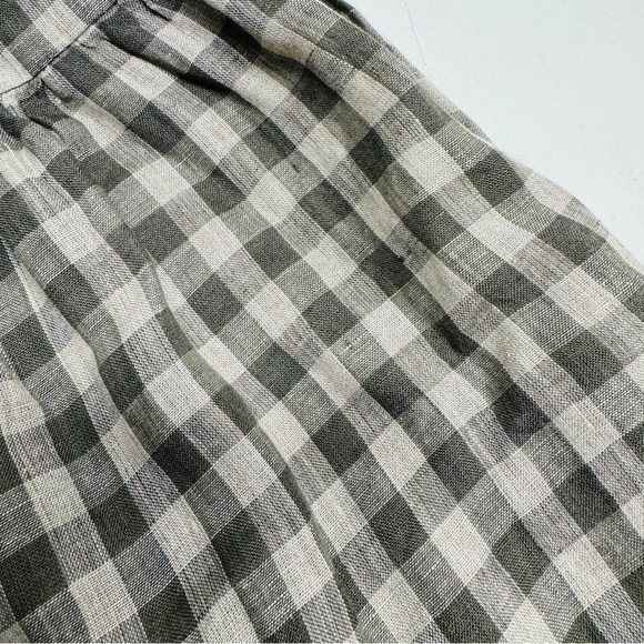 OLIVACEOUS PLAID LINEN MINI DRESS SIZE L NWT - Picture 8 of 8